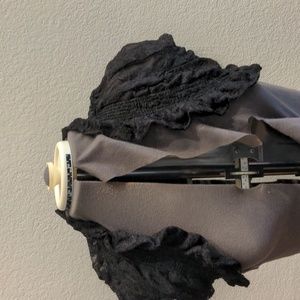 Black, lace bolero, size S